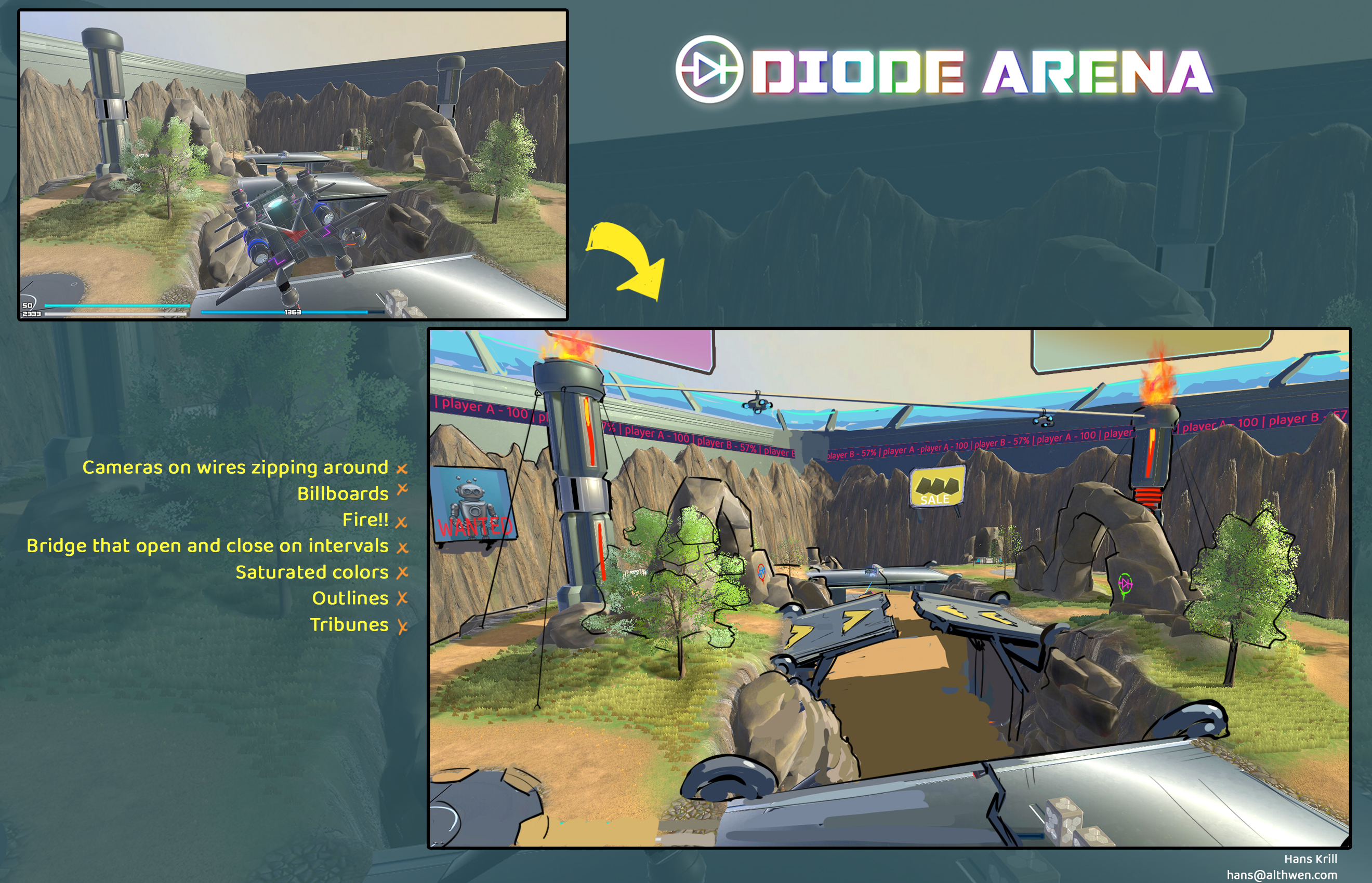 Diode Arena concept art 3